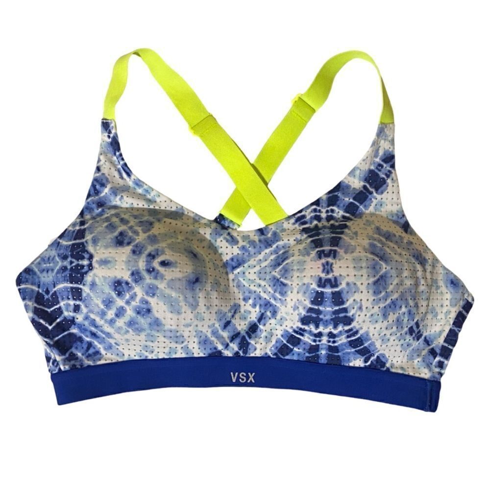 VSX Sport By Victoria’s Secret Blue Tie Dye Run Shorts and Sports Bra - Picture 9 of 11